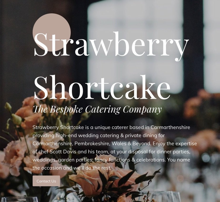 Strawberry Shortcake Catering in Llanelli